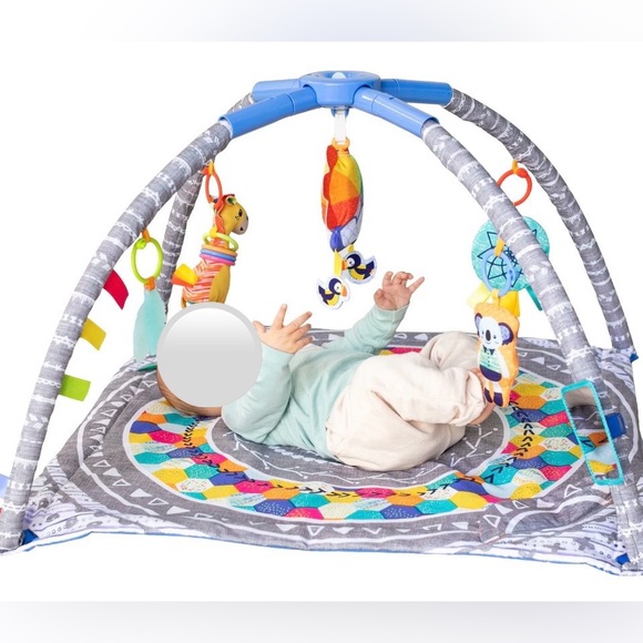 Infantino-4-in-1-Twist & Fold-Musical Mobile-Activity Gym - Picture 1 of 13